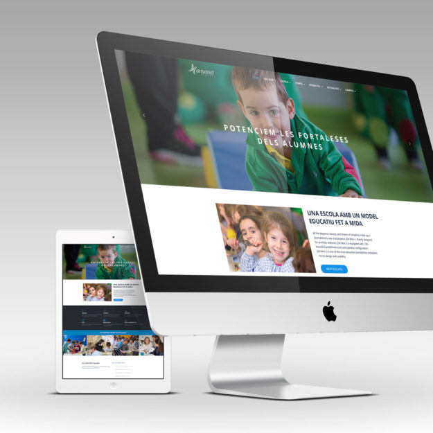 Diseño web Escoles Manyanet