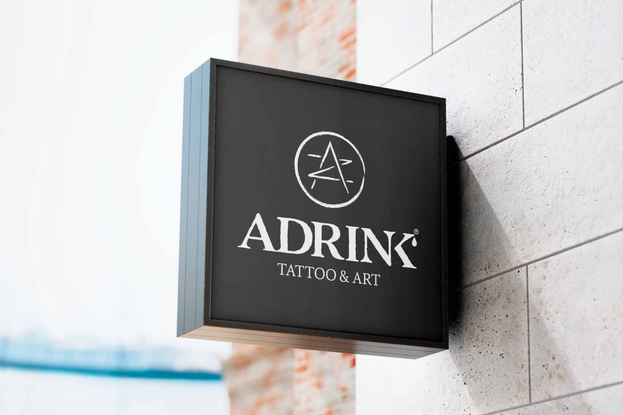Aplicación del logotipo en una señalización