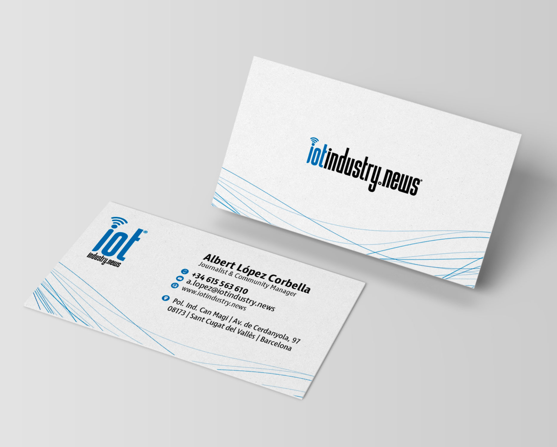 Representación tarjetas corporativas IOT Industry News